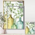 thumbnail image 2 of Feuilles Vertes Botaniques Mixtes IX - Toile Encadrée Style Cottage, 2 of 3