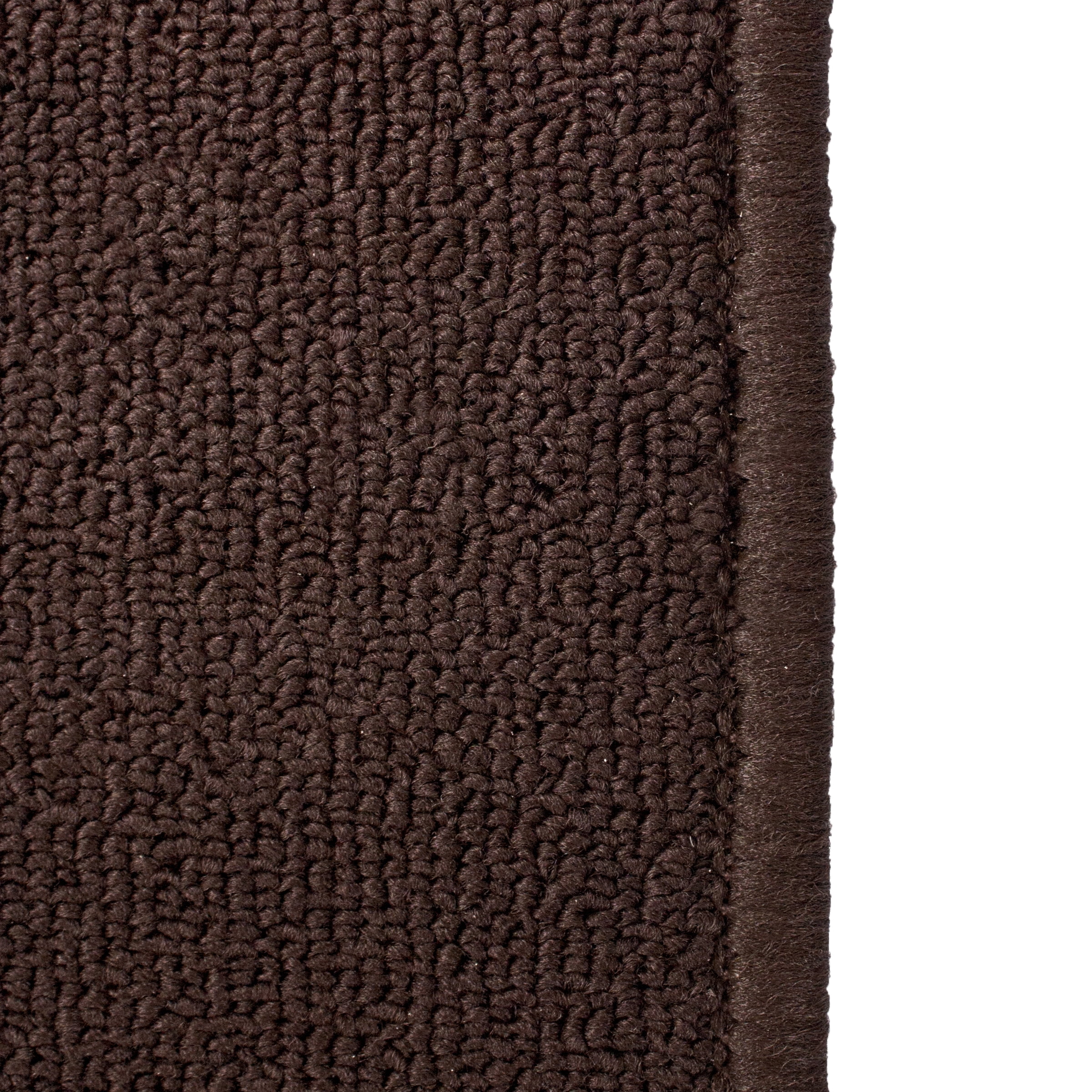 RITZ Solid Rug Runner, 20" x 60", Brown