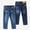 Blue, variant on Boy's Denim Jeans Slight Stretch Elastic Waist Breathable Lightweight 2-10 Years Casual Outdoor Pants