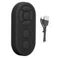 thumbnail image 2 of Remote Control Selfie Pushbutton, Type C Rechargeable BT 10m Selfie Pushbutton Clicker for Phone Camera Fast Forward, 2 of 7