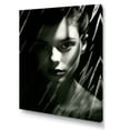 thumbnail image 2 of Designart "Monochrome Water Portrait" Fashion Woman Wall Decor, 2 of 7