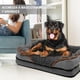 thumbnail image 4 of Cama para Perro Lavable, Cama para Perro Ortopedica, Cama Rectangular de Espuma Elástica para Mascotas, Cama de Mascotas Antideslizante y Desmontable en La Parte Inferior (L 100 * 58 * 15cm), 4 of 6