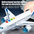thumbnail image 6 of Uxgjfwu Airplane Toys for Kids, Toddler Toy Plane with LED Flashing Lights and Sounds, Airplane Model Ideal Gift for Kids, 6 of 6