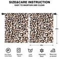 thumbnail image 2 of Blackout Kids Curtains,Leopard Print Childrens Insulated Curtains Set Of 2,Bedroom Essentials,Toddler Room Decor 52"x63"(132x160cm), 2 of 4
