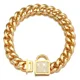 thumbnail image 1 of Collar De Cadena Para Perro Con Hebilla Segura Con Piedras D, 1 of 7