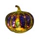 thumbnail image 5 of Lámpara de calabaza de cristal con temporizador, decoración otoñal multifuncional, 17 x 15,5 cm, 5 of 9