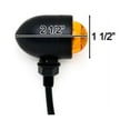 thumbnail image 4 of Krator Motorcycle 2 pcs Black Amber Turn Signals Lights Compatible with Victory Vegas 8-Ball Jackpot Ness Premium, 4 of 6