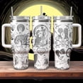 thumbnail image 3 of Jack And Sally Forever Tumbler, Jack Skellington Engraved Tumbler 40oz, Nightmare Christmas Xmas Tumbler, Her Jack His Sally Tumbler, 3 of 3