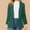 Green, variant on Idoravan Cardigans for Women Spring Women Business Attire Solid Color Long Sleeve Cardigan Top Jacket Coat