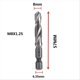thumbnail image 2 of M8X1.25mm High-speed Steel 4341 Titanium Plated Composite Tap Drill, 2 of 5