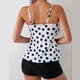 thumbnail image 4 of Traje de baño de 2 piezas para mujer, trajes de baño para mujer, traje de baño bikini de moda para mujer, pantalones planos que cubren el vientre y traje de baño para mujer, 4 of 8