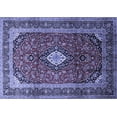 thumbnail image 1 of Ahgly Company Machine Washable Indoor Rectangle Medallion Blue Traditional Area Rugs, 6' x 9', 1 of 4