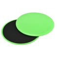 thumbnail image 1 of Unique Bargains Exercise Core Sliders, 175mm Dia. Glider Discs Dual Sided Usage for Full Body Workout, Green, 1 of 5
