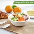 thumbnail image 5 of NOGIS Disposable Paper Bowls, 28.7 Oz Large Bowl-100% Compostable, Biodegradable, Green And Eco-Friendly Natural Colour Bowls- Convenient For Daily Use For Salad, Hot Soup (50 Packs，White), 5 of 8