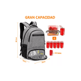 thumbnail image 5 of Mochila De Almuerzo Antirrobo Impermeable A Portátil 15,6i Color Gris, 5 of 5