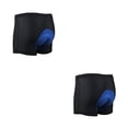 thumbnail image 2 of Yuarrent Pantalones cortos de ciclismo negros Unisex de alta ropa interior cómoda ropa interior de bicicleta a prueba de golpes Type1 NO1, 2 of 6