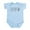Sky Blue, variant on CafePress - Climbing Infant Bodysuit - Baby Light Bodysuit, Size Newborn - 24 Months