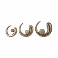 thumbnail image 6 of Wall Hanging Ring for Room and Home Decor - Wall Art for Bedroom, Living Room, Dining Room, or Bathroom Art - Hanging Display Accent for Entryway or Hallway - Set of 3, 5", 4", 3", Gold & Metallic, 6 of 12