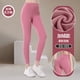 thumbnail image 4 of Pantalones deportivos casuales de cintura alta para mujer, con efecto lifting y medias de seda., 4 of 4