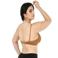 thumbnail image 5 of Stylesindia Women Plus Size Bra Full Coverage C-Cup Non Wired Pushup Soft Cup for T-Shirt Sports Garment and Daily Use ( 40, Light Brown), 5 of 6