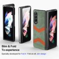 thumbnail image 3 of TECH CIRCLE for Samsung Galaxy Z Fold 4 7.6" 2022 Folding Case, Premium PU Leather with Wireless Charging Heavy Duty Full Body Protective Case for Samsung Z Fold 4 Ladies & Women & Men, Green, 3 of 10
