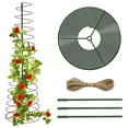 thumbnail image 2 of CNKOO Spiral Plant Support Frame - Multi-circle Stretchable Flower Climbing Rack for Growth Promotion (Gardening Tools), 2 of 8