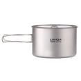 thumbnail image 1 of Olla de titanio de 2L Olla de cocina ligera para acampar al aire libre con yeacher Olla de titanio, 1 of 7
