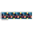 thumbnail image 2 of Ambesonne Retro Fabric by the Yard Upholstery, Vintage Geometric Shapes, 10 Yards, Multicolor, 2 of 4