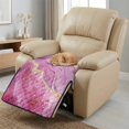 thumbnail image 3 of Kuiaobaty Marble Print Anti-Slip Reclining Sofa Cushion Slipcover, Comfort Quilted Armless Recliner Chair Cover, Waterproof Furniture Protector for Pets, 3 of 7