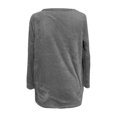 thumbnail image 5 of Neewe Womens Sweaters Long Sleeve Shirts Crewneck Sweatshirts Loose Casual Tunic Tops, 5 of 6
