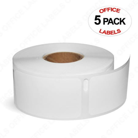 5 Rolls Of 30330 Compatible Return Address Labels For Dymo 3