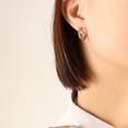 thumbnail image 4 of LYMAYTER Boucles d'Oreilles pour Femmes 1 Paire - Acier Géométrique, Multi - Formes, 4 of 6