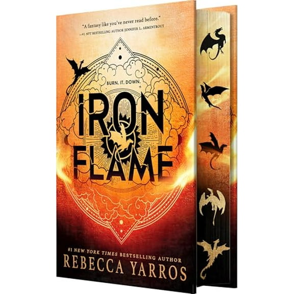 Pre-Owned Iron Flame (Wing and Claw Collection) (The Empyrean, 2), 9781649379399, 1649379390, Hardcover, Deluxe Edition edition