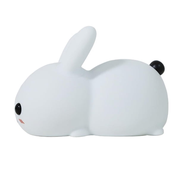 Animal De Dibujos Animados Luz Nocturna De Silicona Suave Linda Carga Usb Pat Luz Luz De Inducción Lámpara De Mesa Led Atmósfera Con Control Táctil De Atenuación Para El Dormitorio Moyic HA019667-00