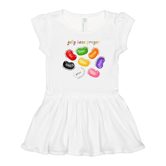 Inktastic Jelly Bean Prayer Girls Toddler Dress