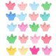 thumbnail image 5 of Mini Jaw Clips 3 Sets Hair Barrettes For Kids Cute Crown Shape Birthday Occasion Embellishment 0.4 Inches Width, 5 of 5