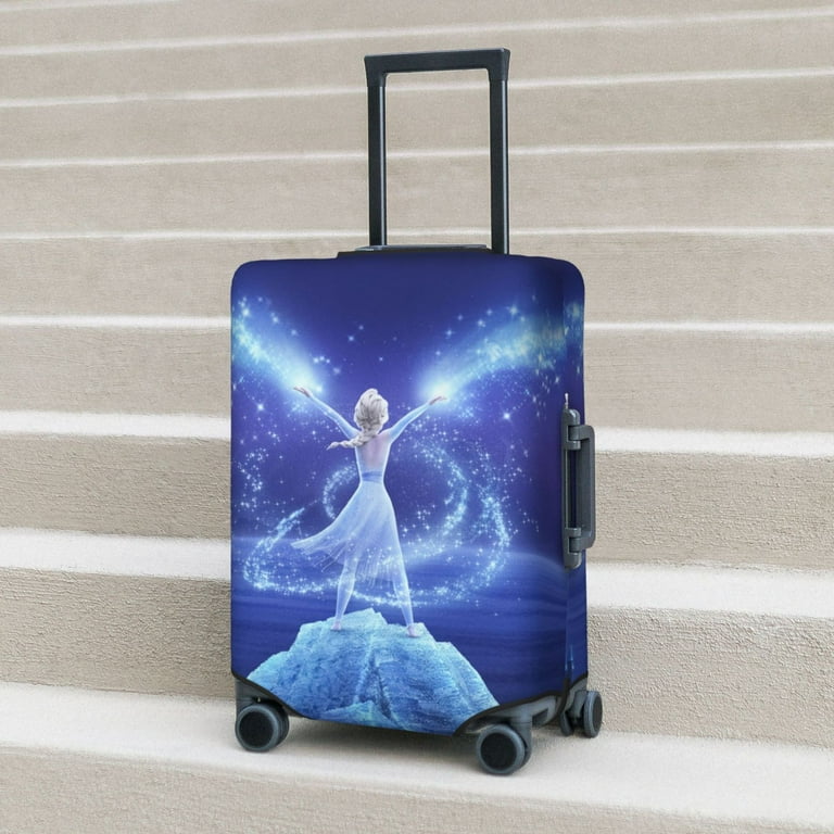 Frozen Luggage Cover Cartoon Suitcase Covers Elastic Dustproof Protector Washable And Decorative Travel Bag Cases