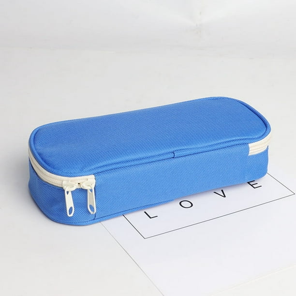 Large Capacity Zippered Oxford Pencil Case Pencil Case Storage Bag Marking Pen Stationery Storage Bag With Zipper