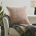 thumbnail image 6 of Peppermint Home Solid Color Tufted Decorative Pillow Cover, 22"x 22", Pink, 6 of 6