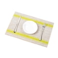 thumbnail image 1 of Pvc Sets de Table à Manger Set de Table Imperméable Résistant à la Chaleur Élégant Motif Rayé Idéal pour la Maison Cuisine Sets de Table Étanches, 1 of 8