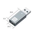 thumbnail image 5 of 10Gbps USB 3.0 macho a tipo C USB 3.1 adaptador hembra convertidor de cargador de datos Likrtyny Componentes de la computadora, 5 of 5