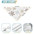 thumbnail image 6 of Dog Bandana 2 Pack,Light Christmas Snowflake Pattern Bandanas for Dogs,Cat Bandana,Small/ Large Dog Bandana 2 Size,Dog Bandanas Girl Boy, 6 of 6