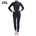 thumbnail image 2 of Trajes de buceo Traje de buceo Manga larga Pantalones largos Protección UV Traje de surf para buceo Snorkeling Surfing Natación en agua fría Negro de las mujeres XXL 5mm Advancent OD003704-13, 2 of 7