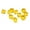 Yellow, variant on Trayknick 10Pcs Transparent Polyhedral D10 Multicolor Dice Game Party Pub Supplies Gift Green 10pcs