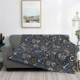 thumbnail image 2 of Fotbe Nautical Manta de Franela con Estampado, Manta Ultrasuave para Cama, Sofá, Auto, Hipoalergénica y Antibolitas-40"x30", 2 of 6