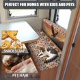 thumbnail image 6 of Pzuqiu RV Dinette Cushion Covers Stretchable Loveseat Sofa Furniture Protector Elastic Camper Cushion Slipcoversfor RV Camper Car Bench, Aztec Eagle, 6 of 7
