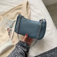 thumbnail image 2 of Bolsa Moda mujer PU color sólido hombro axila Hobos (azul) Likrtyny Para Estrenar, 2 of 8
