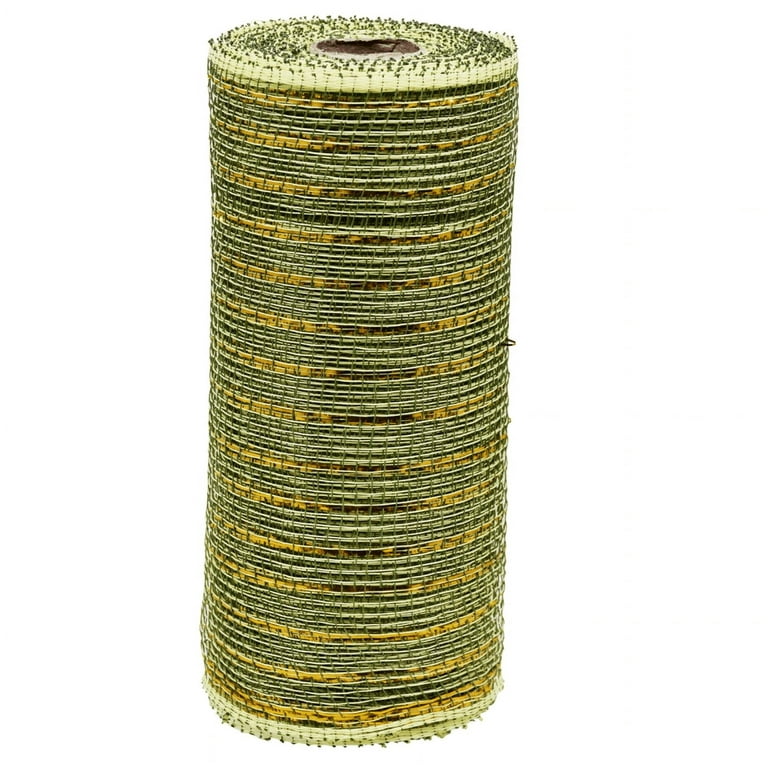 Crafters Square Harvest Gold Decorative Mesh, 5-yd. Rolls; 6