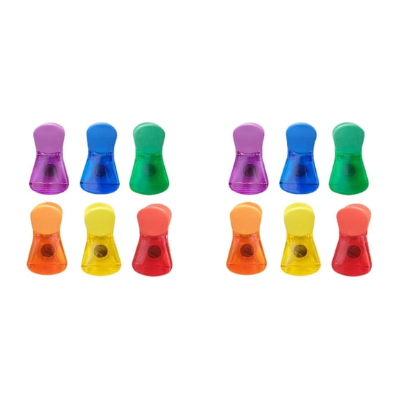 Bag Clips, 12 Pack Chip Clips, Bag Clip for Food Storage | Snack Bread Bag Clips Heavy Duty Refrigerator Air-Tight Package Clip Clothes Pins for Home Kitchen,Multicolor