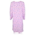 thumbnail image 6 of JEFFRICO Womens Long Sleeve Nightgowns Sleepwear Soft Pajama Dress Nightshirts Plus Size, 6 of 6